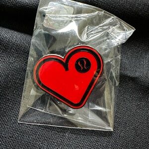 Never Before Sold! lululemon “Heart” enamel pin